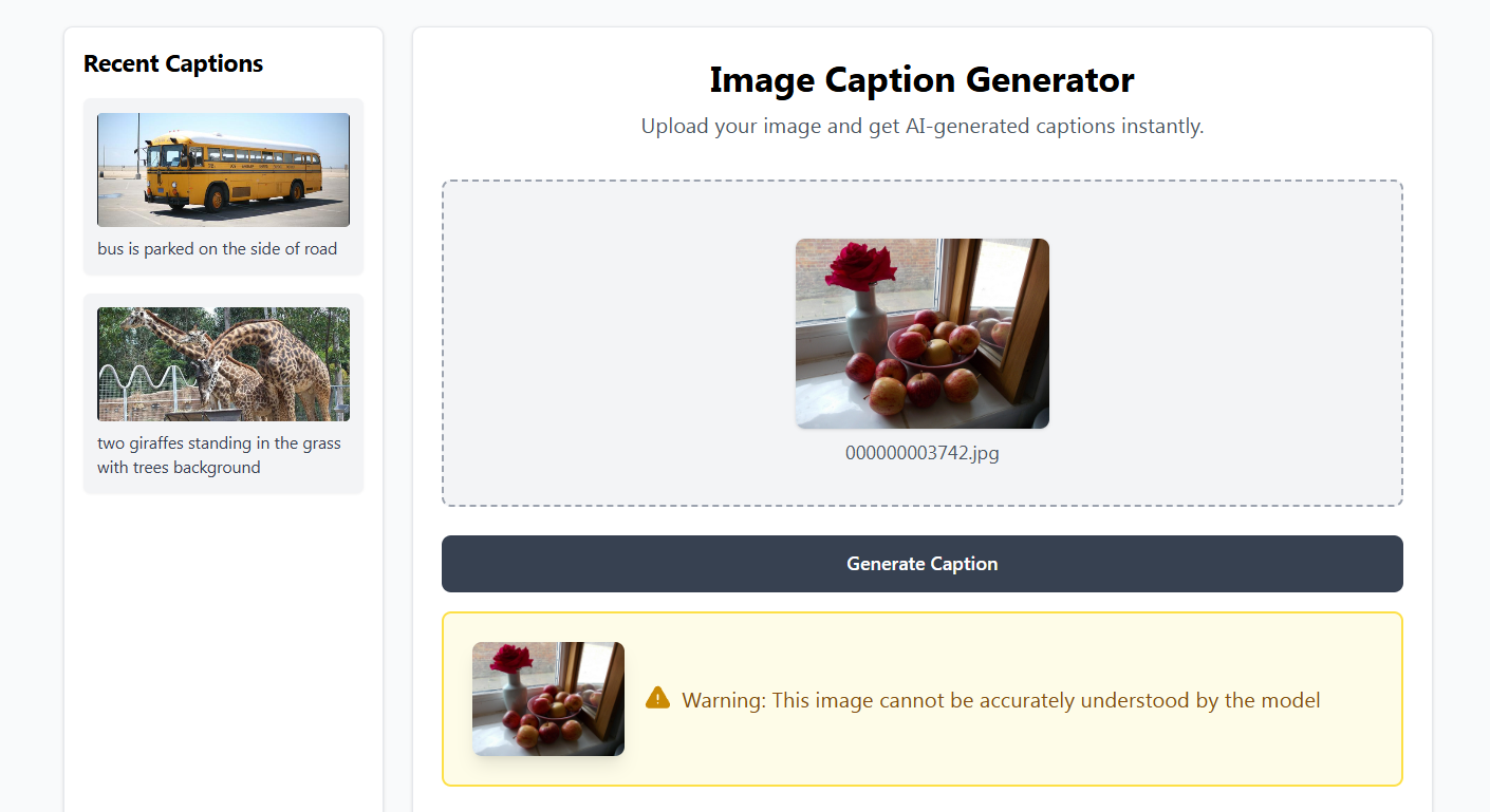 Image Caption Generator